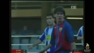 Download lagu Gol Ke 2 Lionel Messi Barcelona B vs RCD Espanyol B 18/09/2004 mp3