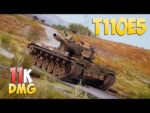 T110E5 - 6 Kills 11K DMG - Too fast! - World Of Tanks