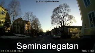 preview picture of video 'Härnösand 2015-03-14 Kapellgatan Seminariegatan'