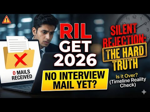 RIL GET 2026: No Interview Mail Yet? Watch This Before You Wait! ⚠️ December Begin 2025-26 #reliance
