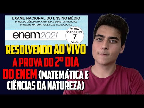 Resolvendo a prova do 2º DIA do ENEM ao Vivo - Matemática e Natureza