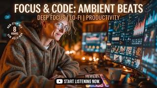 Deep Work Music ~ Focus Ambient for High Productivity and Concentration in a Busy Home Office Space