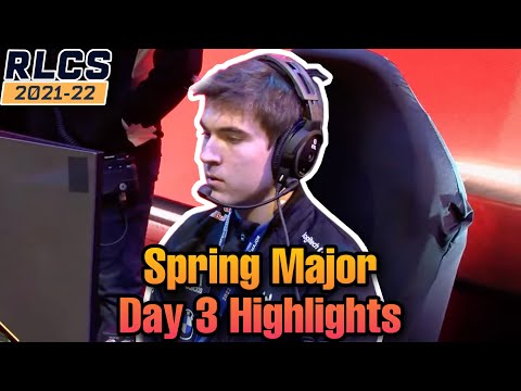 Spring Major Day 3 Highlights (All Goals) RLCS 2021-2022