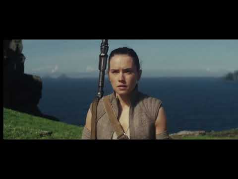 Luke throws lightsaber