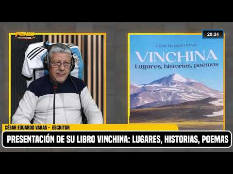 Presentación de su libro VINCHINA: Lugares, historias, poemas