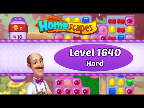Homescapes Level 1640 Hard | No Boosters | Playrix