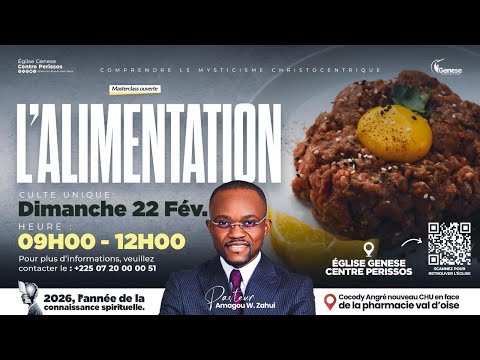 L'ALIMENTATION | PASTEUR AMAGOU WILFRIED ZAHUI