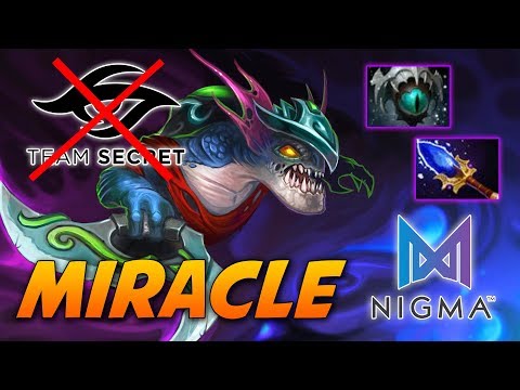 Miracle Slark - Nigma vs Team Secret - Dota 2 Pro Gameplay