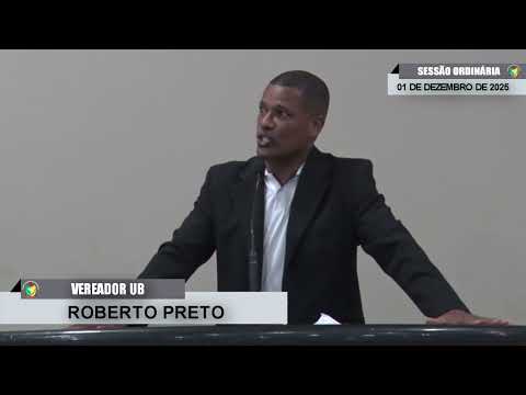 CMBTE - USO DE TRIBUNA PELO VEREADOR ROBERTO PRETO - UB