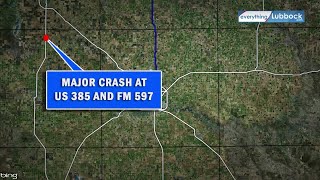 Crash reported on Highway 385 near FM 597