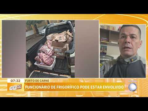 Carne furtada é recuperada e três são presos