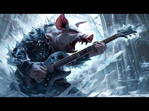 I'm Freezing - The Hog Lords Awakening | AI Metal Music Video