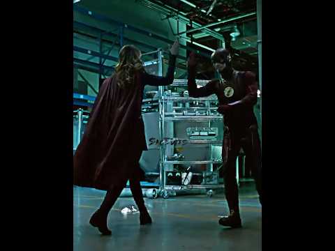 Barry and Kara serve a super combo ⚡ #shorts #flash