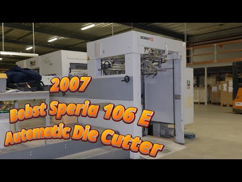 Bobst Speria 106 E - Automatic Die Cutter from 2007 for sale #ppmachinery