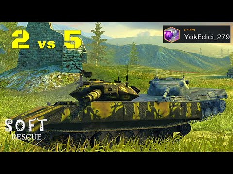 Sheridan & Leopard 1: 6200 Damage [2 vs 5 ]Carry - WoT Blitz -