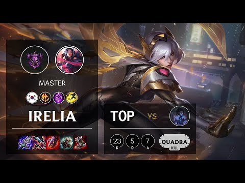 Irelia Top vs Sylas - KR Master Patch 11.17