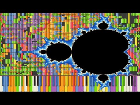 [Black MIDI] Synthesia – Fractal Images 1 million ~ TheSuperMarioBros2