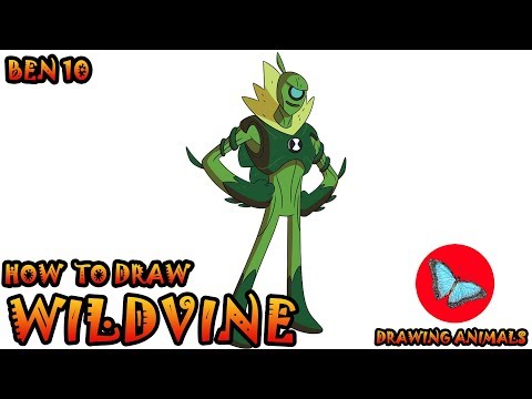 How To Draw Wildvine Ben 10 | Drawing Animals - YouTube