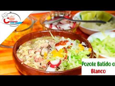 Como Hacer Pozole Blanco de Pollo y Cerdo