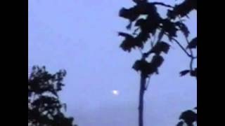 Huge UFO Light In My Backyard!