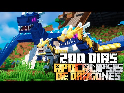 I Survived 200 Days In A Dragon Apocalypse 2 In Minecraft HARDCORE... This Is What Happened (4)