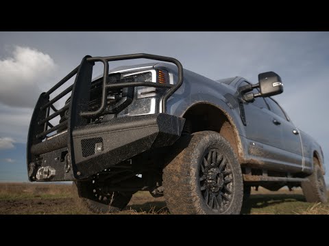 Fab Fours BLACK STEEL ELITE Ranch Style Bumpers