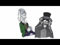 Haunted Mansion Cartoon — The Hatbox Ghost in 