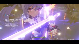 Yun Jin C0 supporting Pale Flame Keqing damage comparisons