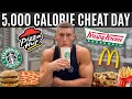 5,000 CALORIE CHEAT DAY! *eating my favourite foods for 24 hours*
