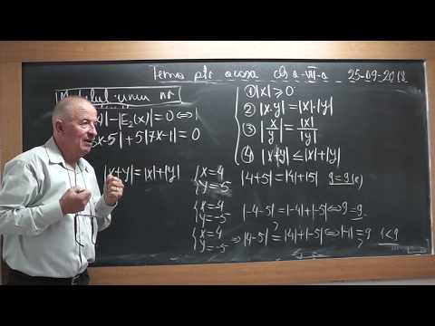2/4 1734 Clasa 7 Proprietatile modulului Ecuatii cu modul Operatii in Q Inegalitati Calcul de sume