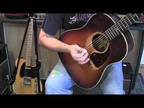 Chicken Picks guitar pick demo on Gibson J-45 acoustic guitar