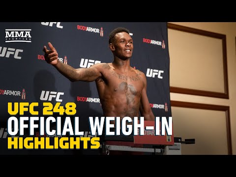 UFC 248 Official Weigh-In Highlights - MMA Fighting
