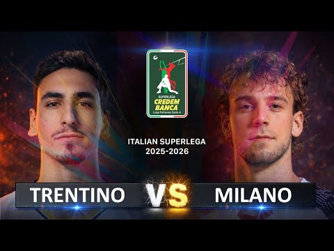 Trentino vs Milano | Italian Volleyball SuperLega 2025/2026