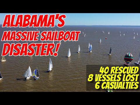 MASSIVE STURM trifft Segelbootrennen in Mobile, Alabama - Ep 304 - Lady K Sailing