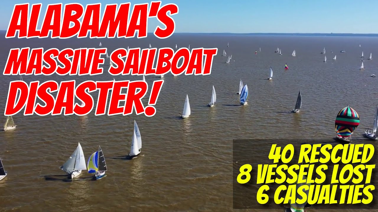 MASSIVE STORM hits Sailboat Race in Mobile Alabama - Ep 304 - Lady K Sailing