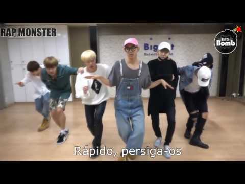 BTS - Baepsae/Siver Spoon Dance Pratice - Legendado PT/BR (Color Coded)