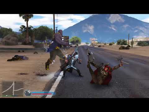 GTA 5 mods Thor and Odin Vs Thanos