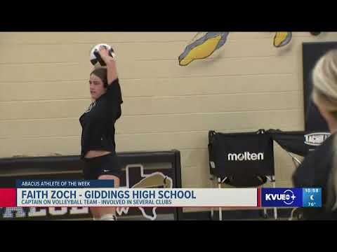 Abacus Plumbing’s Athlete of the Week for 10/7/22! Faith Zoch