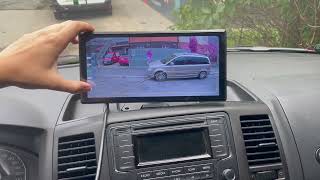 Set monitor 10,36 "4x 4PIN s Apple CarPlay, Android auto, Bluetooth, DVR, BSD, + kamera + 15m kábel