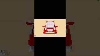 Red Car (Emoji Pack) | Coloring Pixels #shorts #games #relaxing #pixel #art