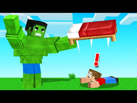 Hide And Seek With THE HULK! (Minecraft)