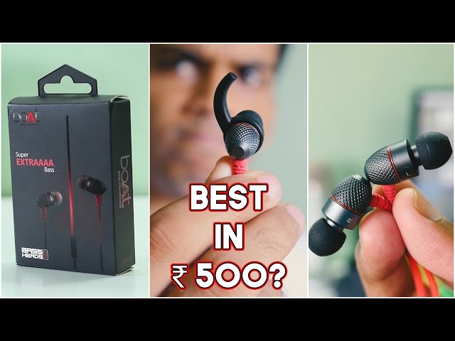 boAt BassHeads 225 "Super" Extra Bass Earphones Review! Super? Really?