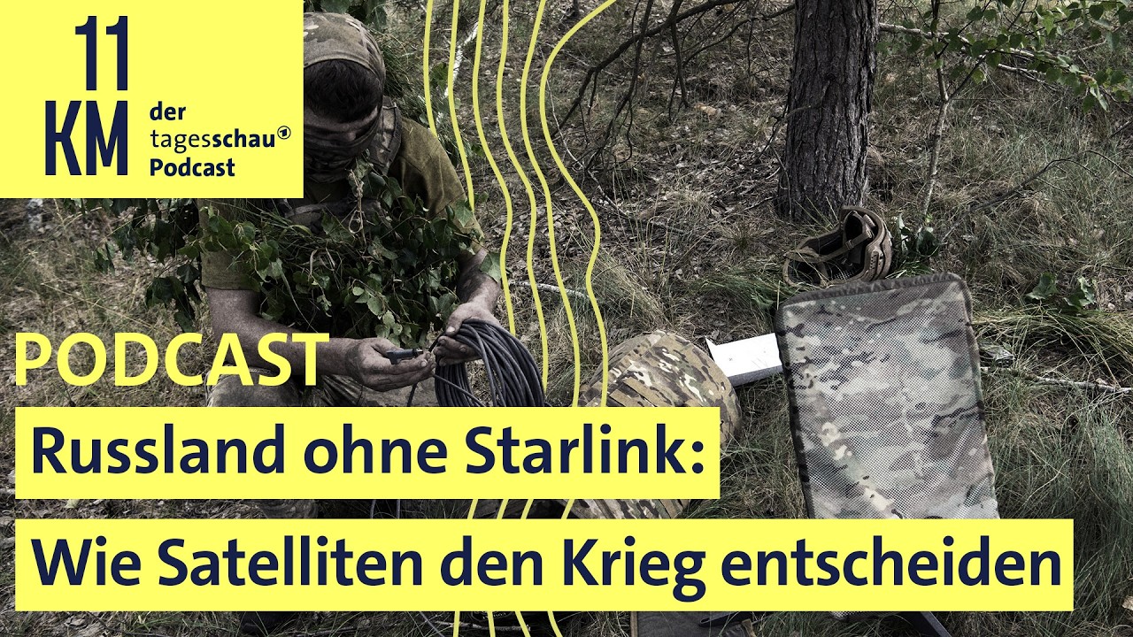 Russland ohne Starlink: Wie Satelliten den Krieg entscheiden I 11KM - der tagesschau-Podcast