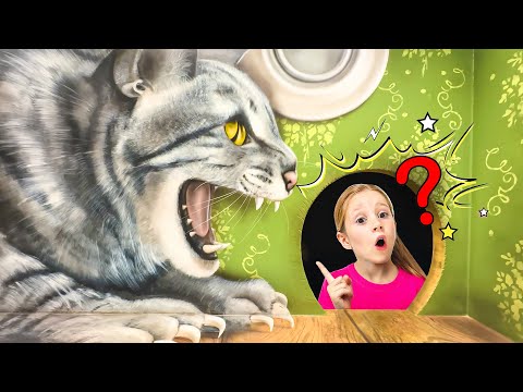 Nastya and Dad spend their day off and have fun together