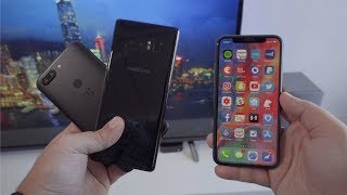 Face ID vs Android Face Unlock (OnePlus 5T, Note 8, etc)