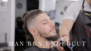 Man Bun Undercut/Mohawk Tutorial - Step by Step