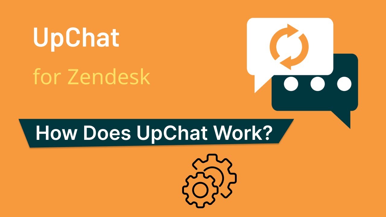 How does UpChat for Zendesk work?