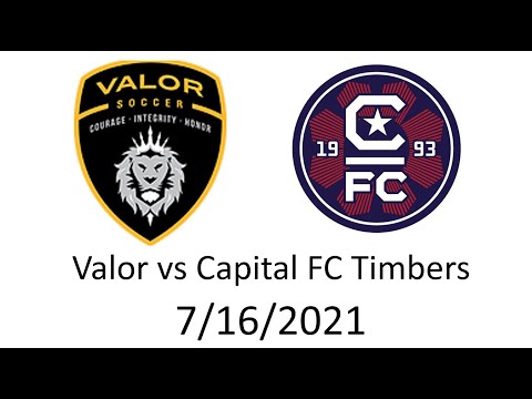 7-16-2021: Valor B10 PG U12 vs Capital FC Timbers Red