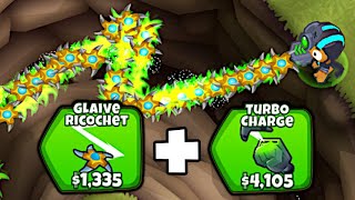 What If TURBO Charge Could Ricochet (ULTIMATE Crosspathing In Bloons TD 6)