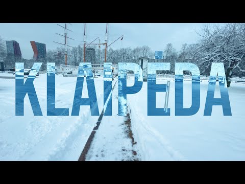 Klaipėda, Lithuania (Lietuva) - Winter City Walk